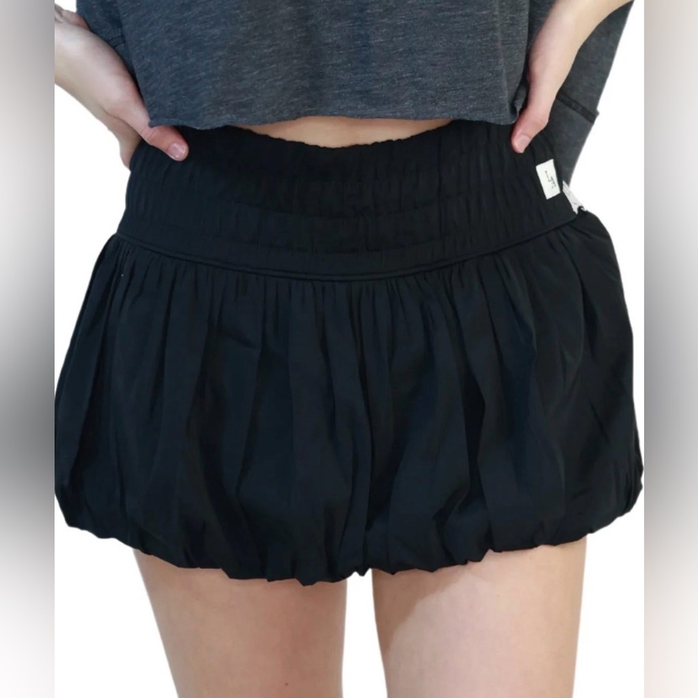 Love All Tennis Co The Pouf Skirt Black White Athletic Bubble size small
